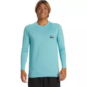 Повседневная серфовая футболка с длинным рукавом Quiksilver, синий