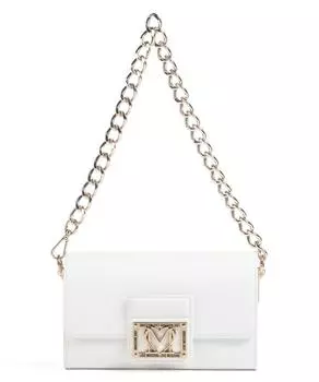 Повседневная шикарная сумка через плечо из искусственной кожи Love Moschino, белый
