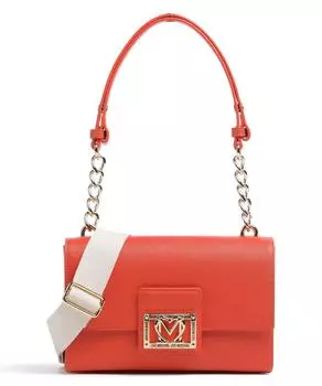 Повседневная шикарная сумка через плечо из искусственной кожи Love Moschino, оранжевый
