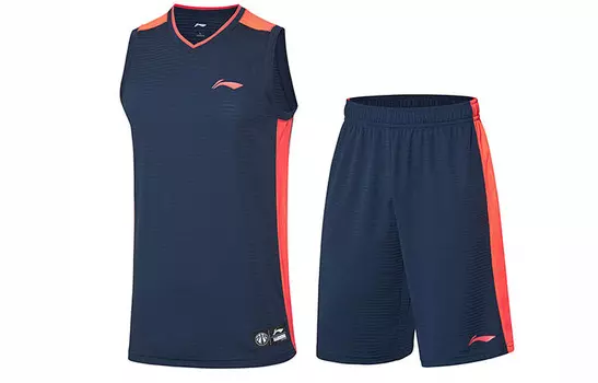 Повседневная спортивная одежда для мужчин, синяя Lining, синий