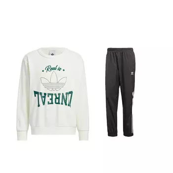 Повседневная спортивная одежда унисекс Белый/черный Adidas Originals, белый/черный