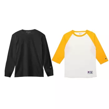 Повседневная спортивная одежда унисекс Champion, 2 Pack (Black+White with Yellow Sleeves)