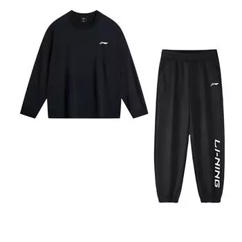 Повседневная спортивная одежда унисекс LiNing, черная
