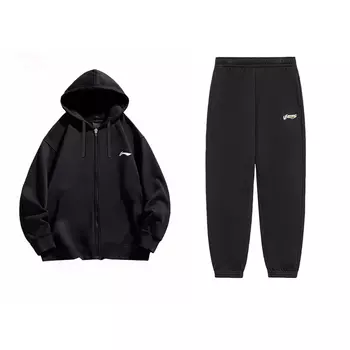 Повседневная спортивная одежда унисекс LiNing, черная