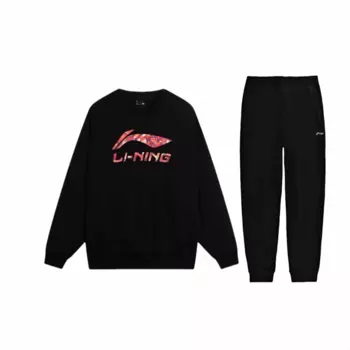 Повседневная спортивная одежда унисекс LiNing, черная