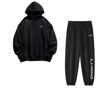 Повседневная спортивная одежда унисекс LiNing, черная