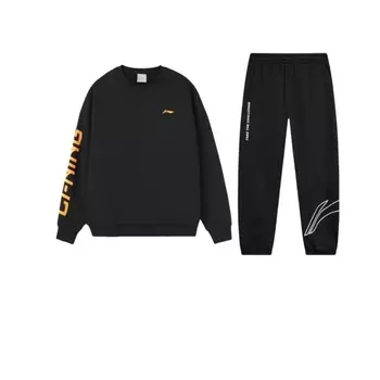 Повседневная спортивная одежда унисекс LiNing, черная