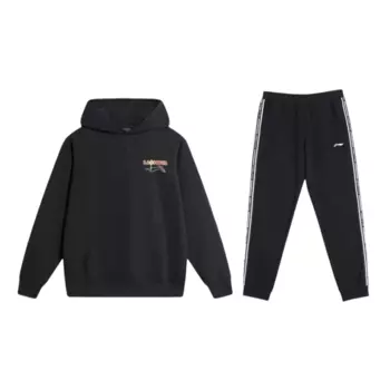 Повседневная спортивная одежда унисекс LiNing, черная