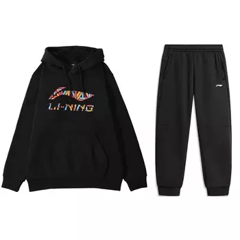 Повседневная спортивная одежда унисекс LiNing, черная