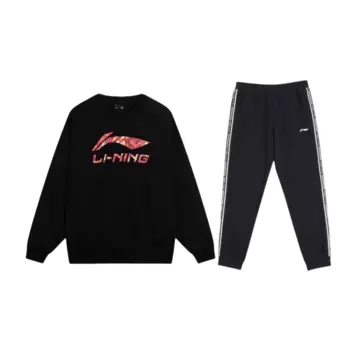 Повседневная спортивная одежда унисекс LiNing, черная