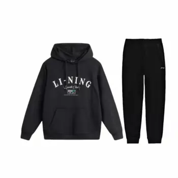 Повседневная спортивная одежда унисекс LiNing, черная