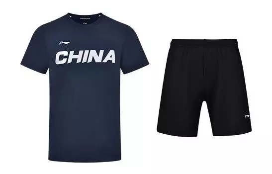 Повседневная спортивная одежда унисекс LiNing синего цвета