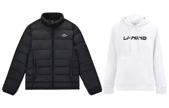 Повседневная спортивная одежда унисекс серии LiNing для настольного тенниса, черно-белая