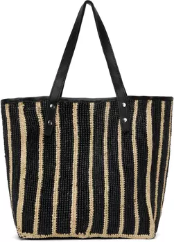 Повседневная сумка черного и бежевого цвета rag & bone