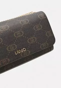 Повседневная сумочка BIFOLD WITH CHAIN LIU JO, темно-коричневый