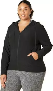 Повседневная толстовка больших размеров Spacedye Beyond Yoga, цвет Darkest Night