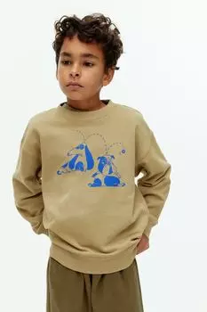 Повседневная толстовка H&M, хаки