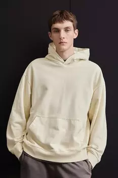 Повседневная толстовка с выстиранным эффектом H&M, бежевый