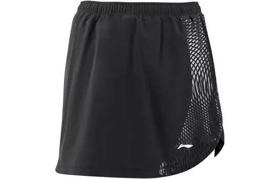 Повседневная юбка серии Badminton, женская, черная Lining