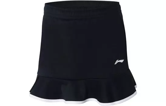 Повседневная юбка серии Badminton, женская, черная Lining