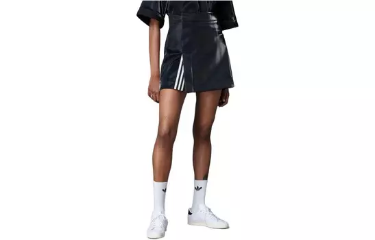 Повседневная юбка женская черная Adidas Originals