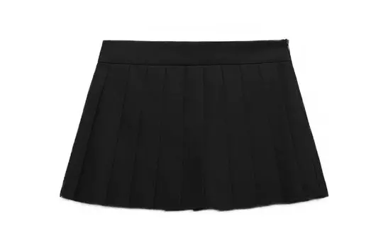 Повседневная юбка женская черная Zara