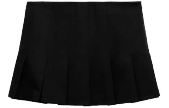 Повседневная юбка женская черная Zara