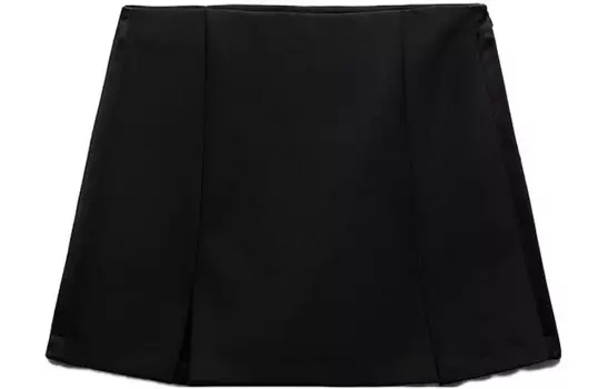 Повседневная юбка женская черная Zara