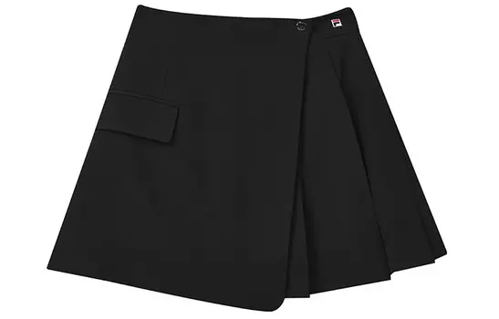 Повседневная юбка женская, цвет черный как смоль Fila