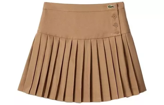 Повседневная юбка женская хаки Lacoste