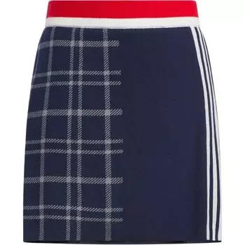 Повседневная юбка женская студенческая темно-синяя Adidas