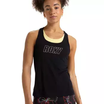 Повседневная женская футболка Flow Roxy, чёрный