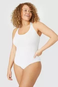 Повседневное боди из хлопка Debenhams, белый