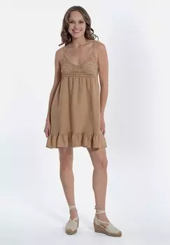 Повседневное платье ACANFORA, светло-коричневый