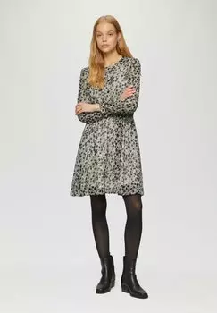 Повседневное платье ALL OVER PRINT QS, песочный