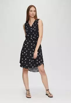 Повседневное платье ALL-OVER QS, черный