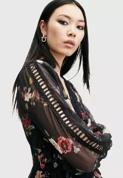 Повседневное платье AllSaints, черный