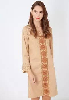 Повседневное платье ANANY, верблюд