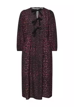 Повседневное платье ANIMAL PRINT BOW Yours Clothing, мультиколор