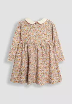 Повседневное платье AUTUMN FLORAL SMOCKED PETER PAN, REGULAR FIT JoJo Maman Bb, желтый