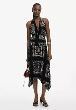 Повседневное платье BANDANA KNOT Desigual, черный