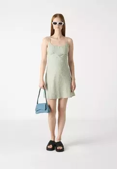 Повседневное платье BARE MINI DRESS Hollister Co., синий