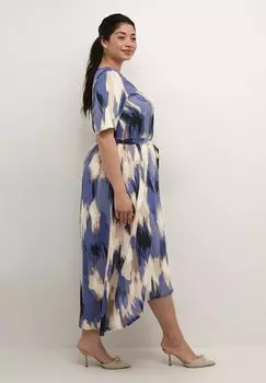 Повседневное платье BELLA Kaffe Curve, синий