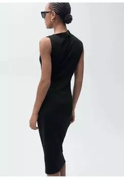 Повседневное платье BELLA Mango, черный