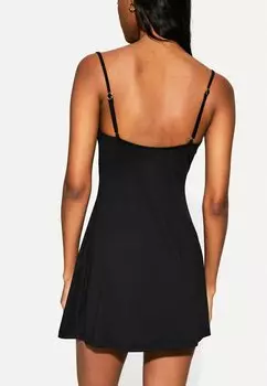 Повседневное платье Bershka, черный