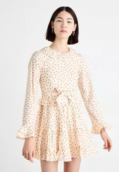 Повседневное платье BETTA RUFFLE MINI DRESS Sister Jane, кремовый