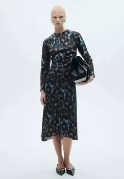 Повседневное платье BIMBA Mango, синий