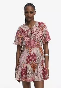Повседневное платье BOHO Desigual, красный
