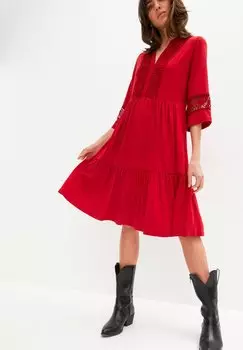 Повседневное платье bonprix, красный