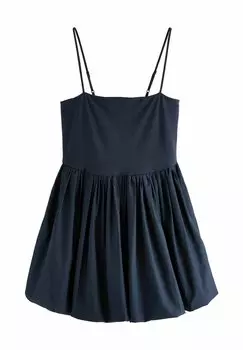 Повседневное платье BUBBLE HEM Next, синий